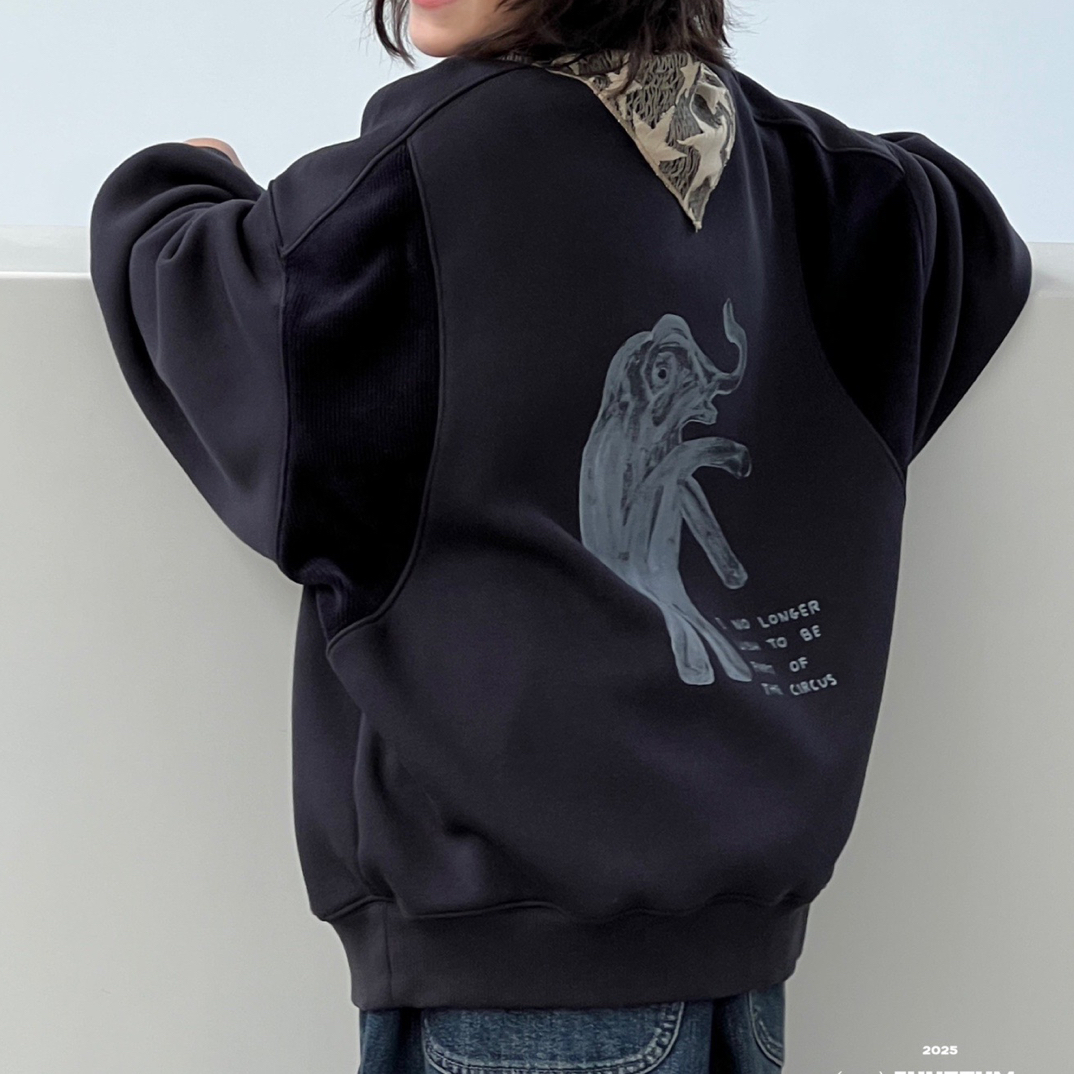 2025 DM7018 久坐加绒卫衣