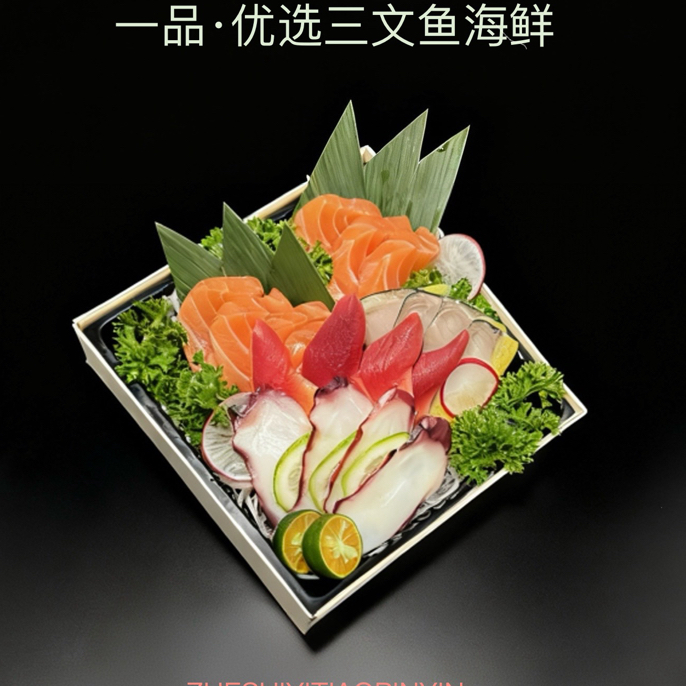(A)挪威三文鱼4拼
