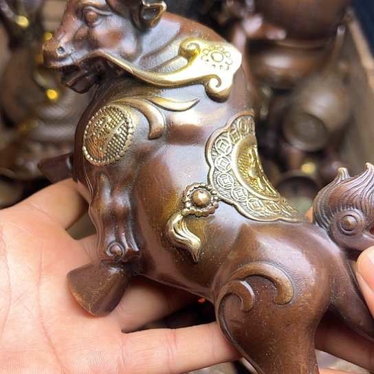 铜制文玩把玩物件