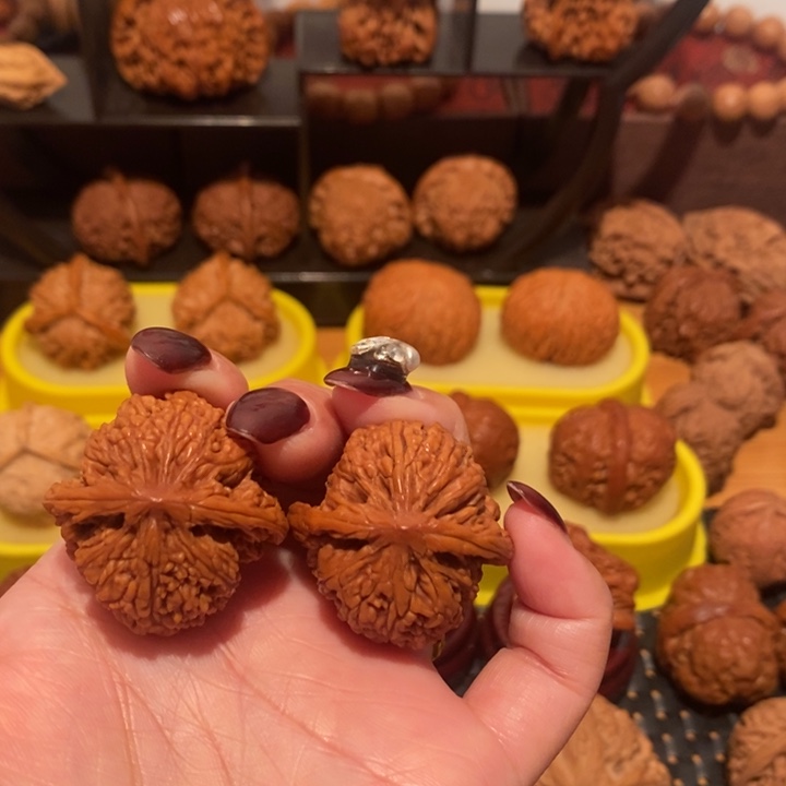 文玩核桃吊坠密纹33