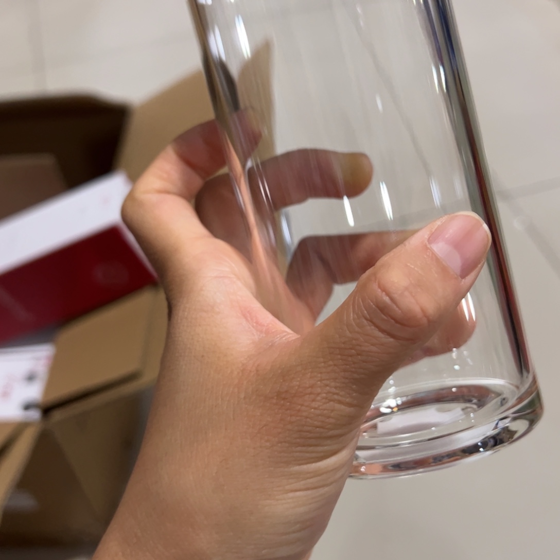 玻璃杯4104101205黑色没有网单层烫手