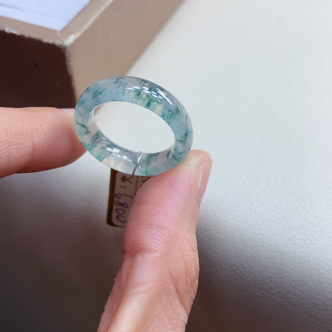 翡翠戒指未镶嵌14-15号