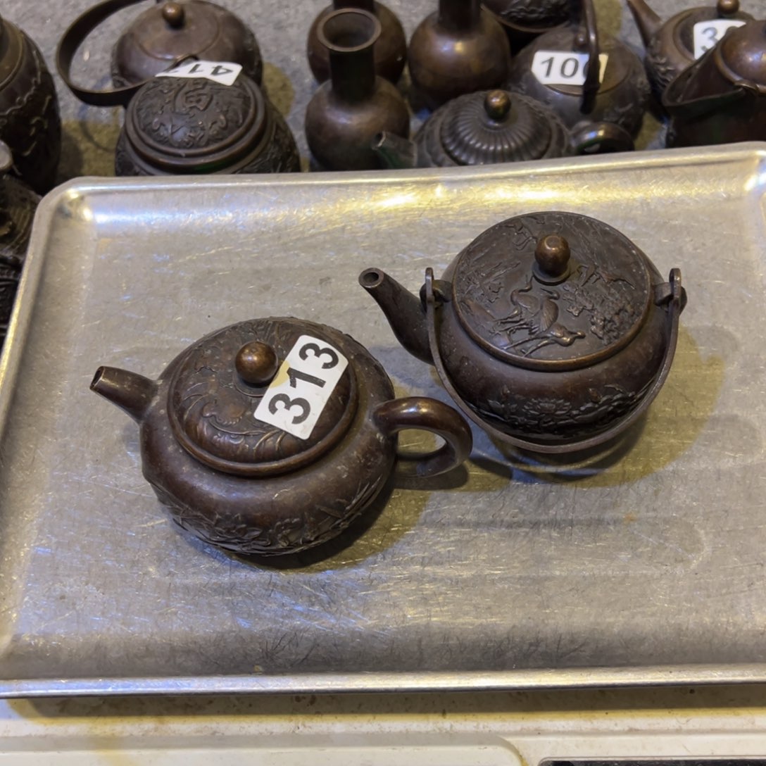 人***淡黄铜摆件，文房摆件