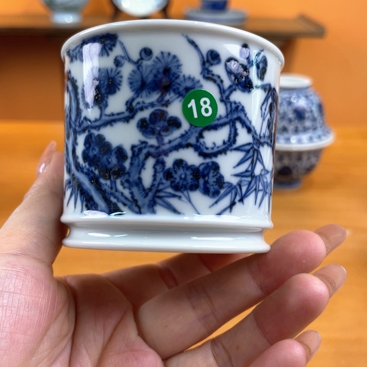 杯子景德镇手绘哈哈哈哈