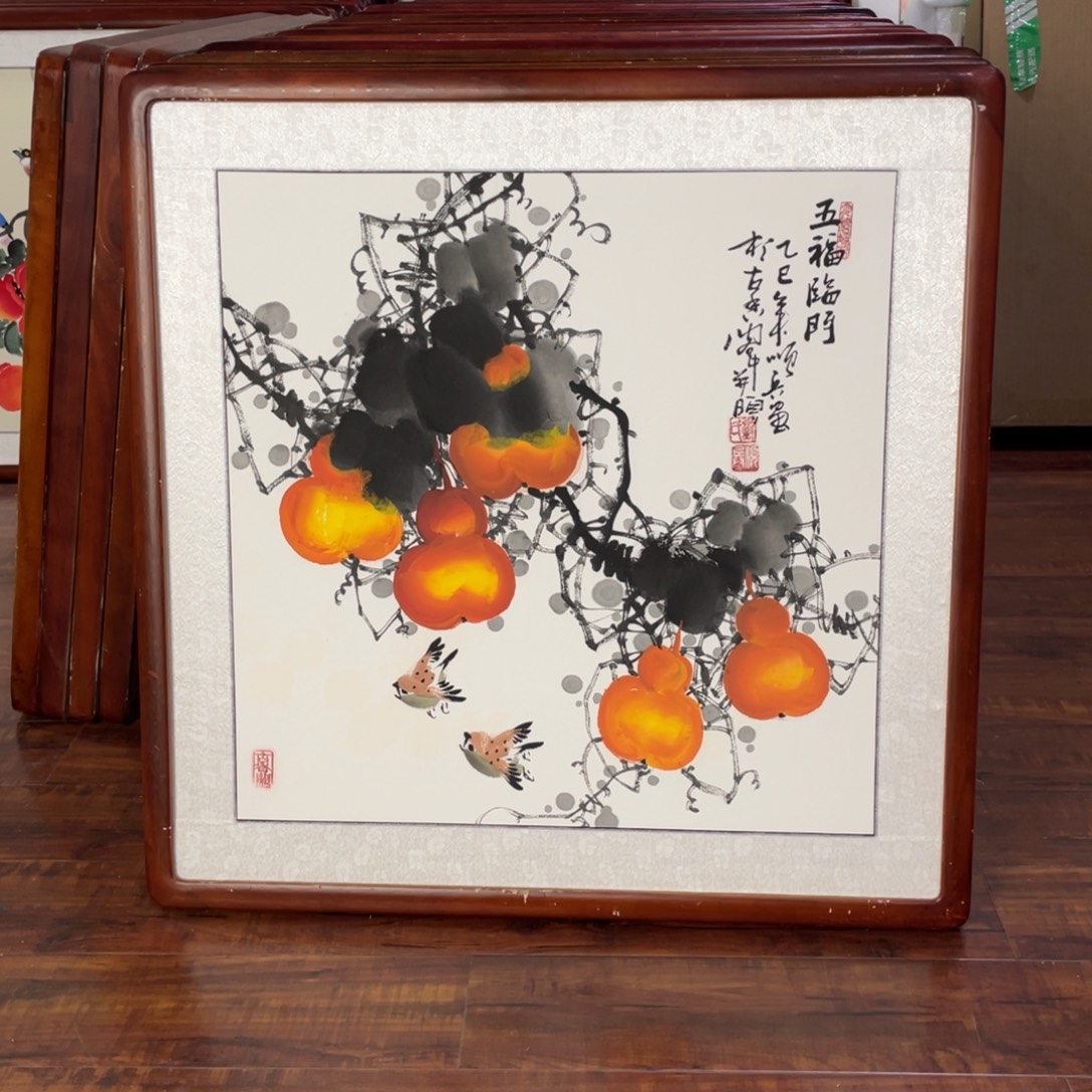 国画带框尺寸63*63厘米