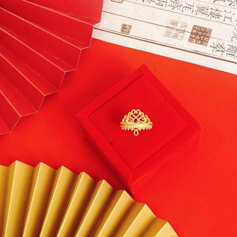 【六六专属】QCJZ137时尚精致皇冠戒指