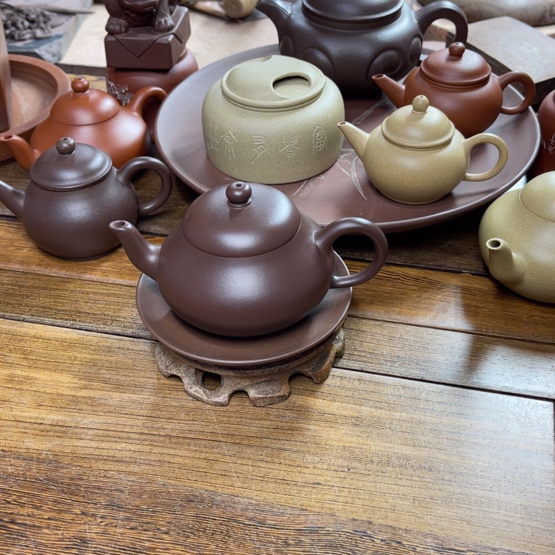 紫砂茶壶八九十年代厂料厂壶