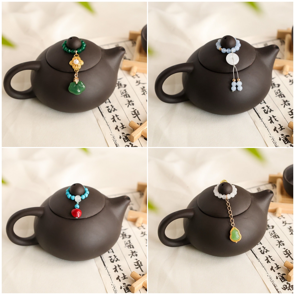 非金属树脂吊坠 旗贵人茶壶小滴溜