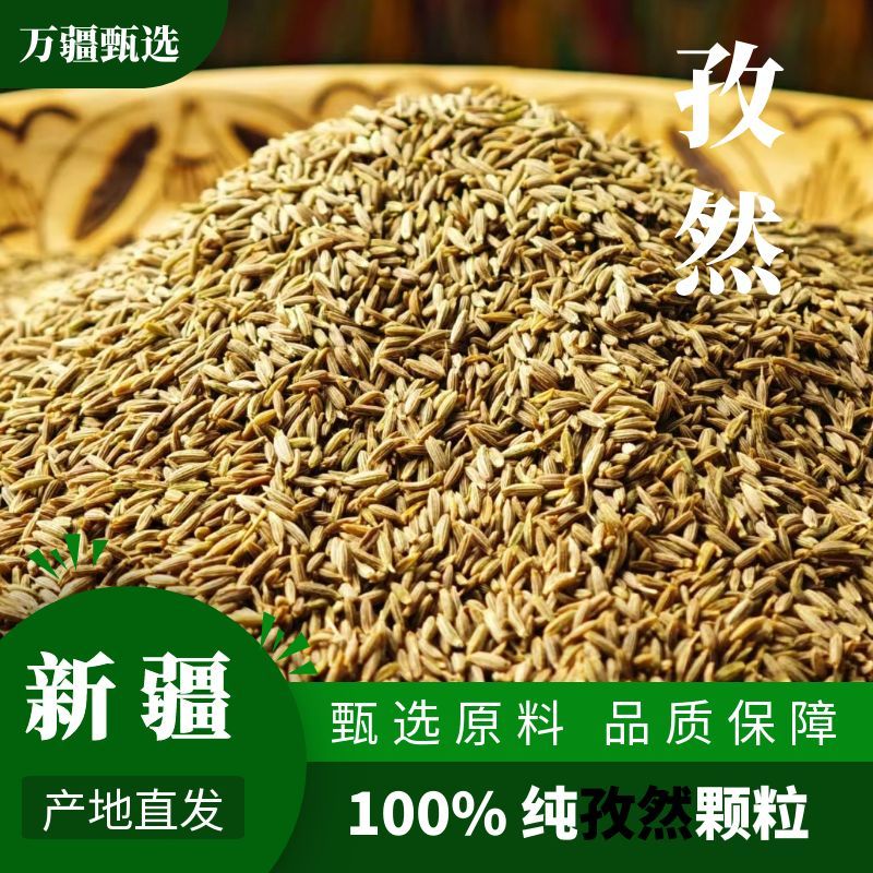 孜然新疆焉耆孜然颗粒正宗烧烤用烤肉用调料调味品
