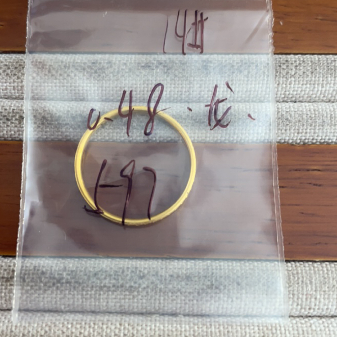 克重0.48 14号 龙鳞戒指 足金999