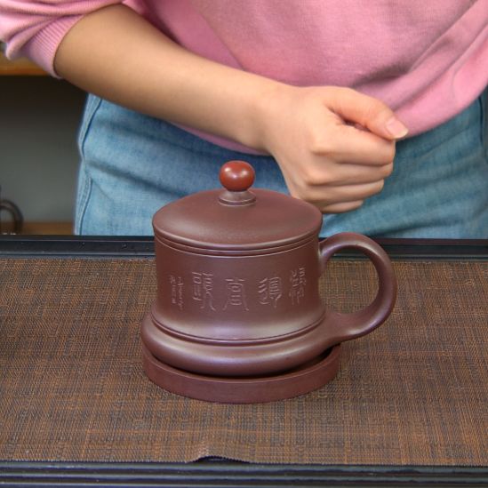 茶杯紫砂高货放漏