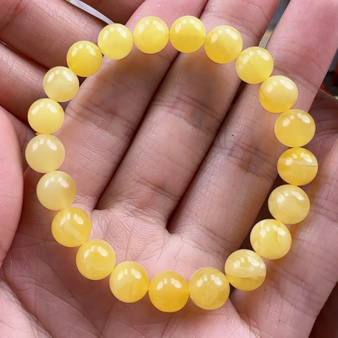 琥珀裸石未镶嵌蜜蜡