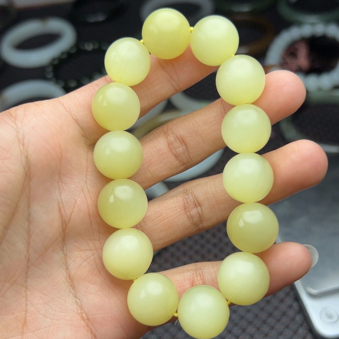 和田玉手链未镶嵌