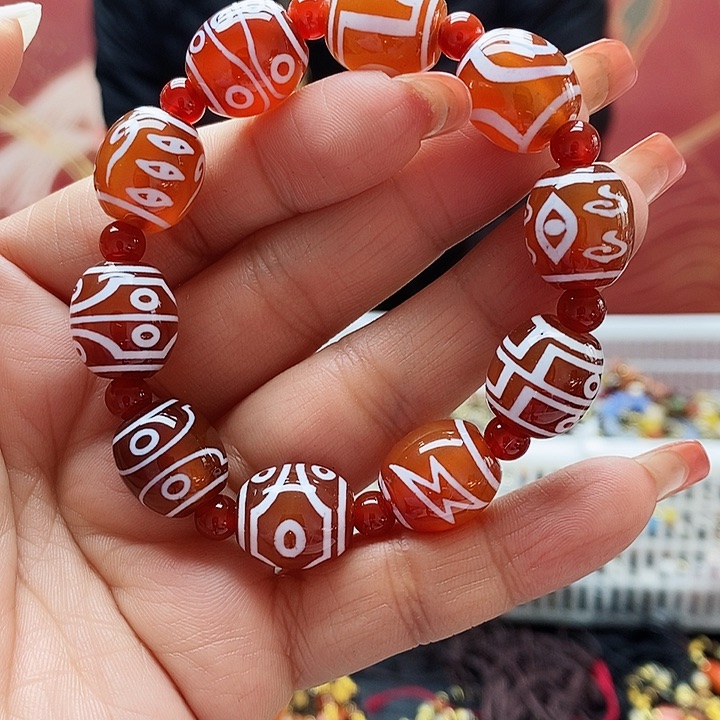 玛瑙/玉髓手链合金