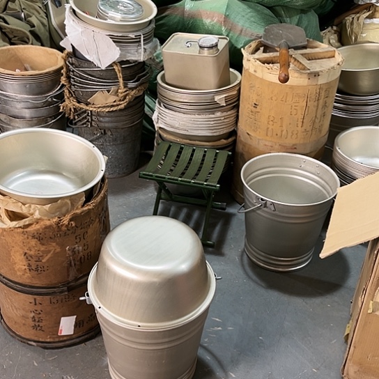 【闪购商品】34厘米铝棚加氧化铝水桶