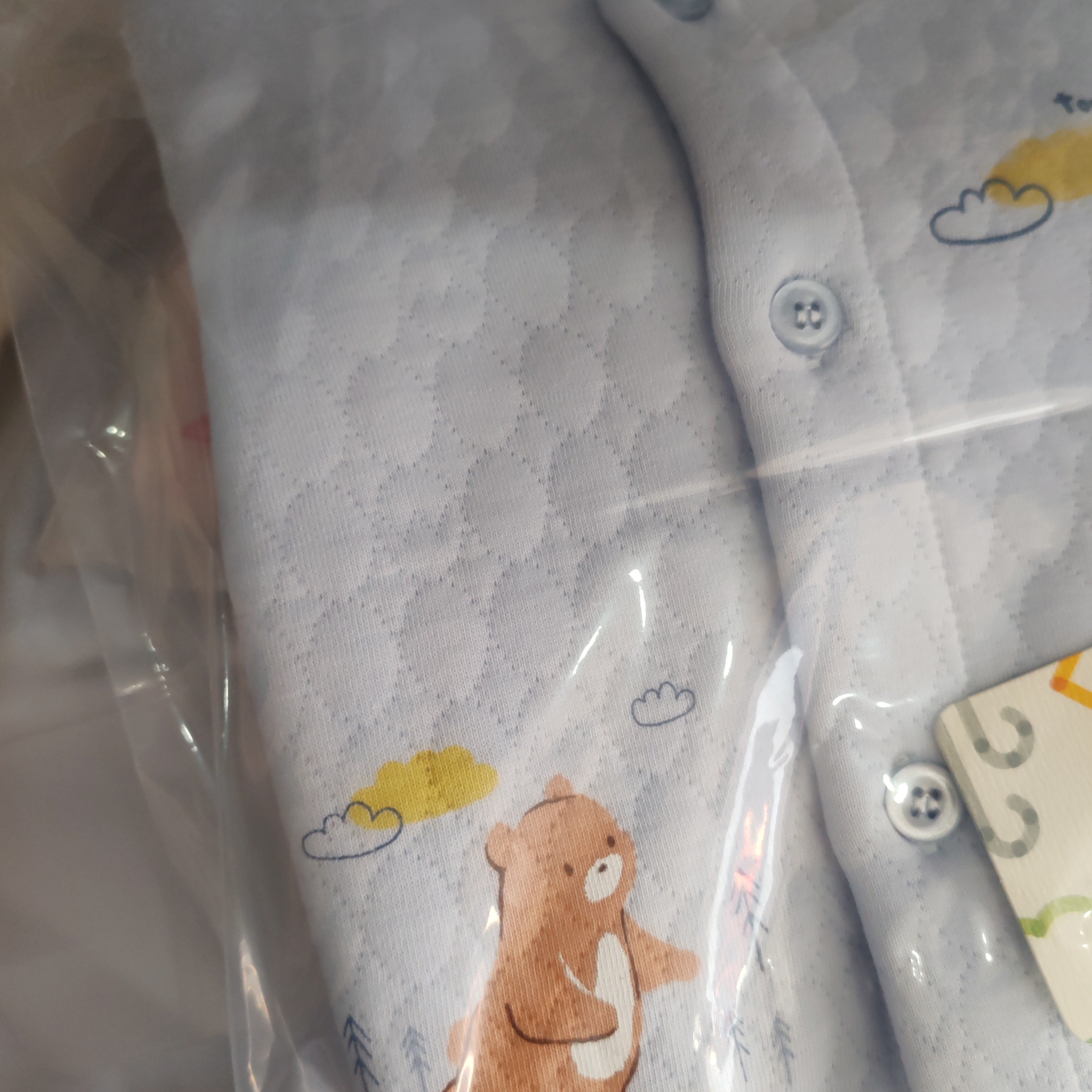 小鹿-空气棉新连体衣5-8开裆