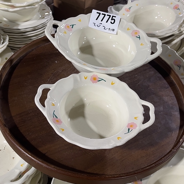 瓷片微瑕外贸餐具7775