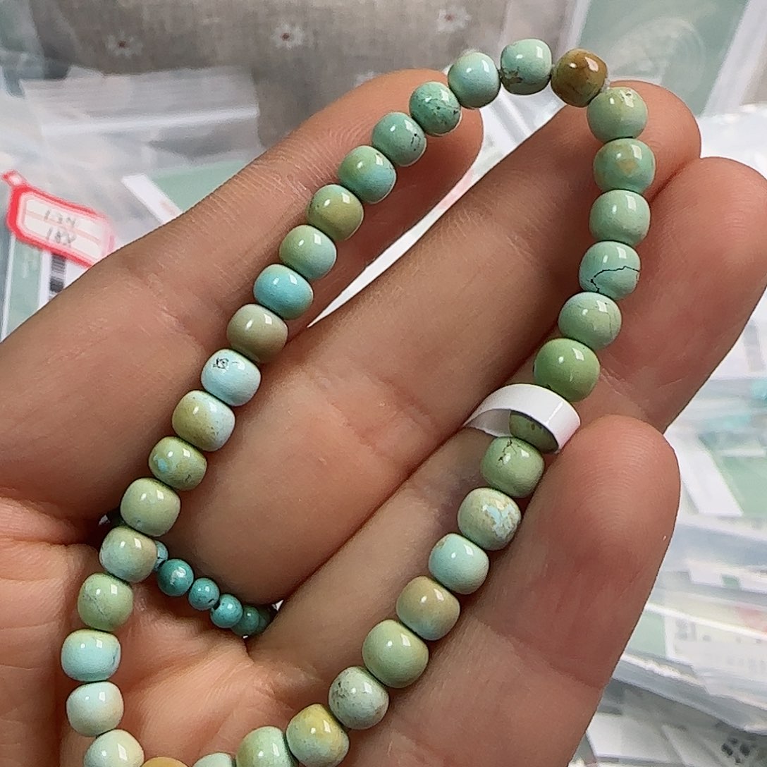 绿松石珠宝半成品未镶嵌