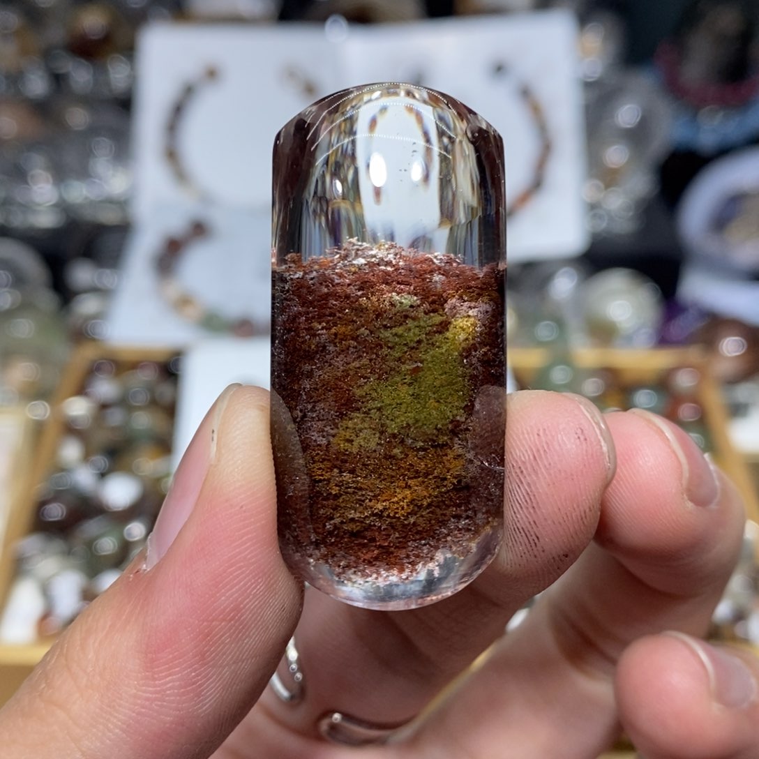 水晶水晶幽灵吊坠未镶嵌