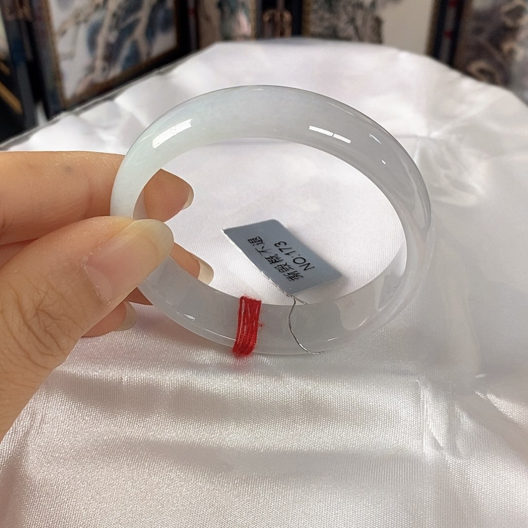翡翠未镶嵌手镯48.8