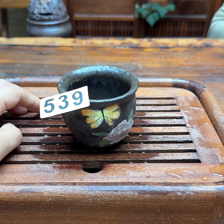 纯手工制作粗陶茶具