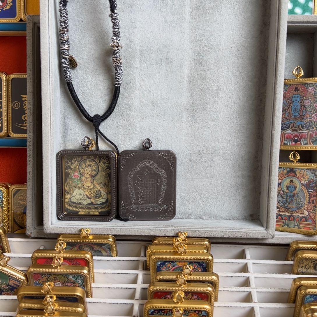 富***.吊坠单面 普贤 定制