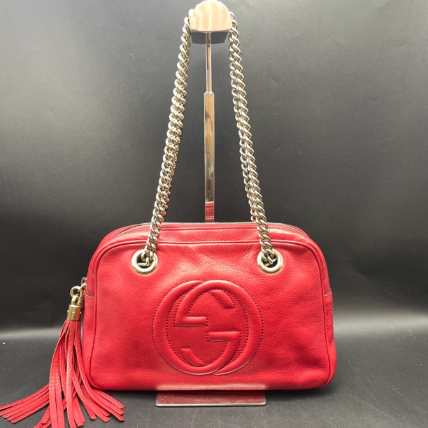 95新 GUCCI/古驰 流苏相机单肩包/14835