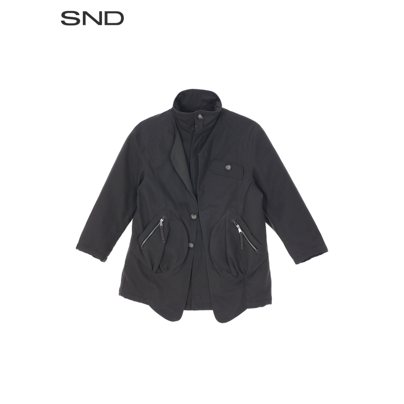 【ENDO PER SE 设计师品牌】SND AW25重工水洗假两件猎装夹克外套