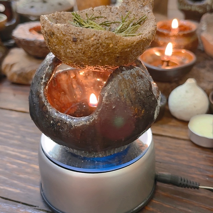 困***唧陶瓷艺术小福泥陶艺茶几风