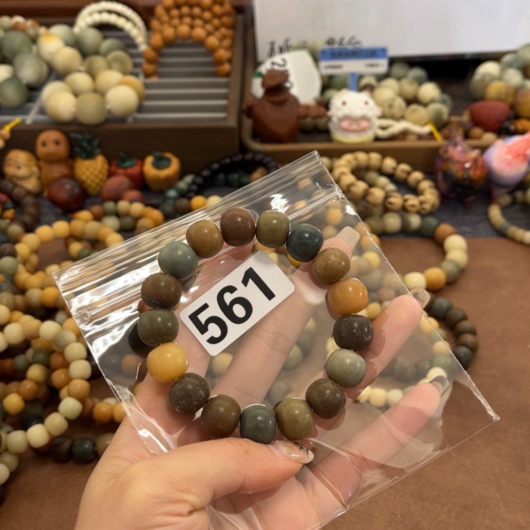白玉菩提手串z*z561干磨瑕疵13