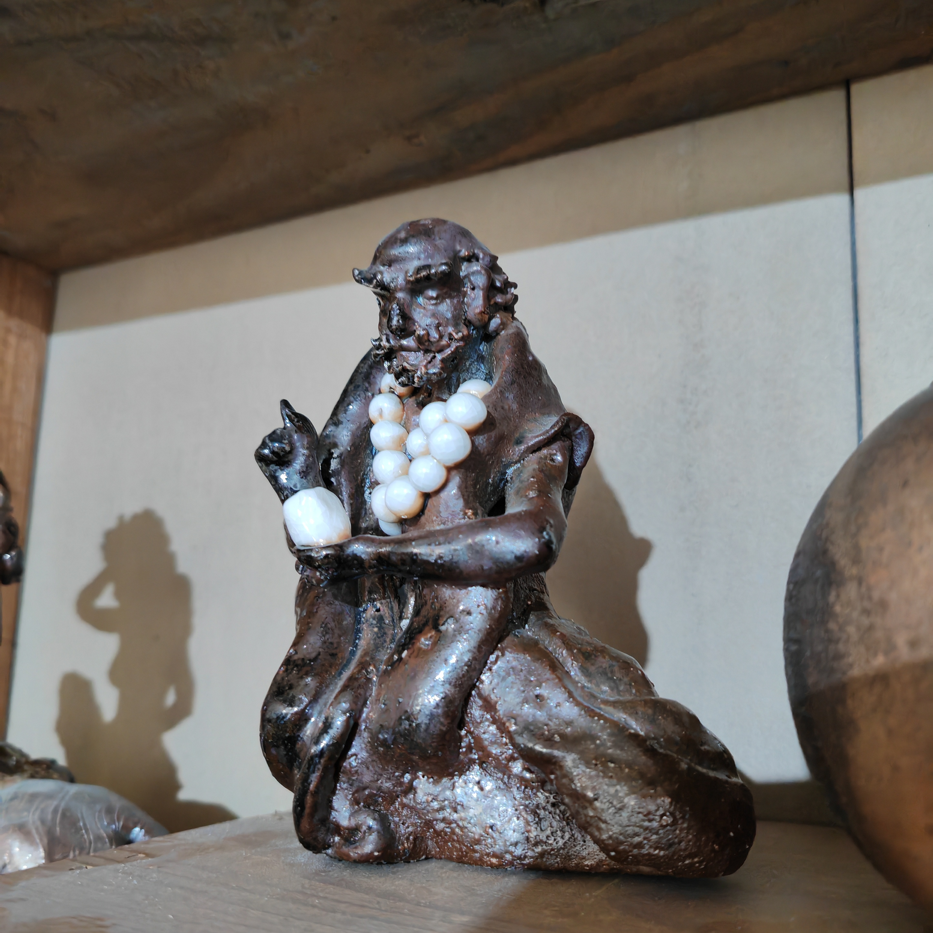 柴烧裸烧器皿黄家文老师手作品