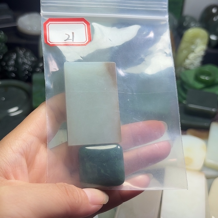 忆***陵和田玉未镶嵌珠宝半成品