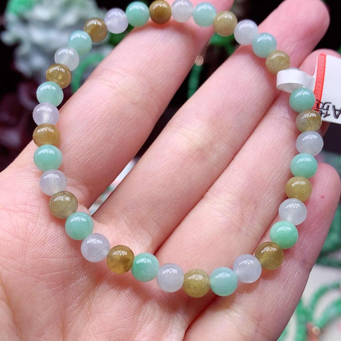 翡翠未镶嵌手链翡翠