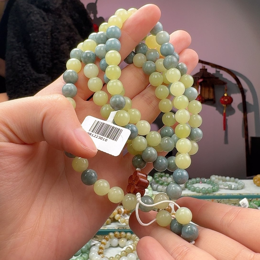 和田玉手串未镶嵌