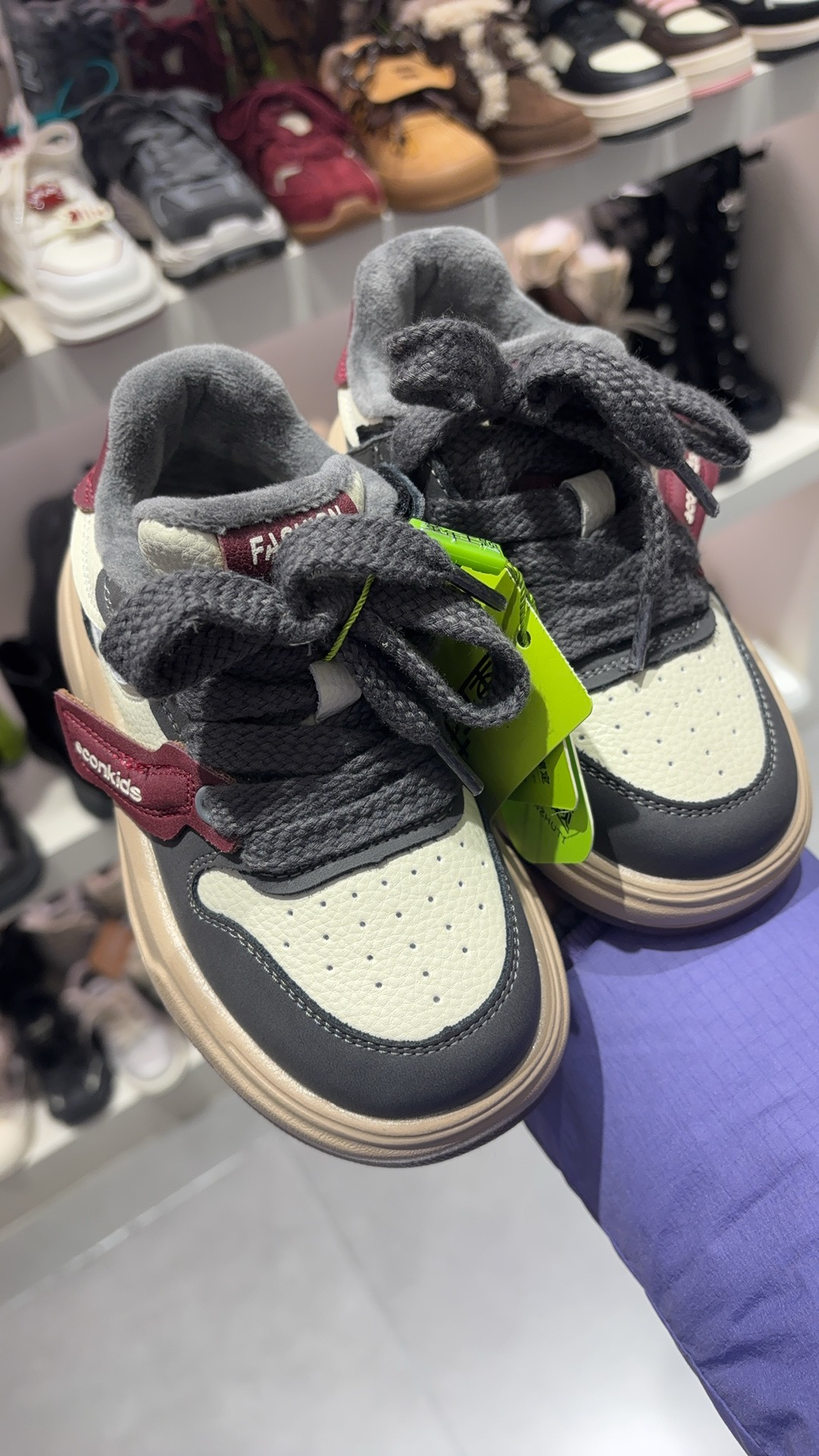 加绒薄绒款板鞋二棉款