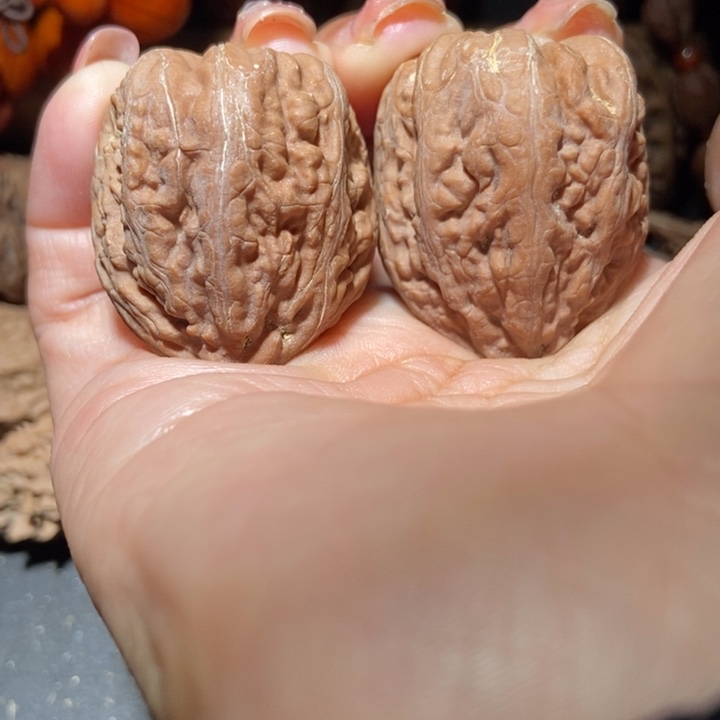 把件文玩核桃东北楸子小雪35