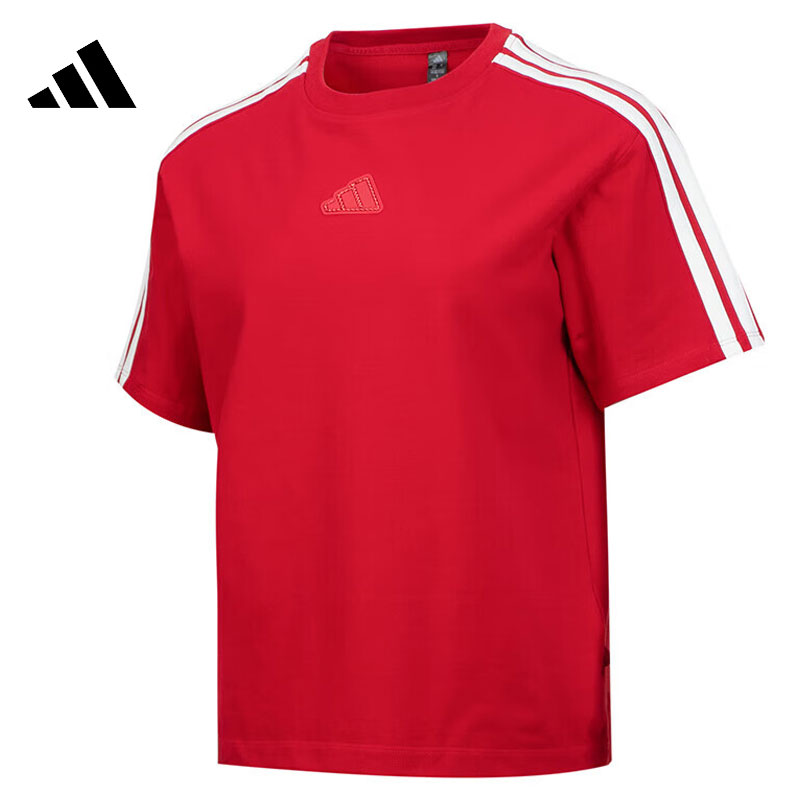 adidas阿迪达斯女子运动休闲短袖T恤JM8836