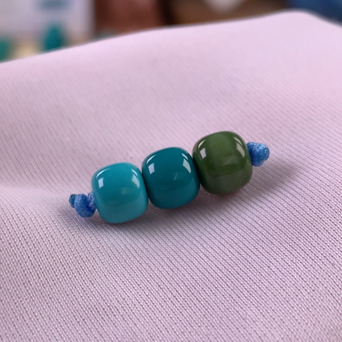 绿松石未镶嵌珠宝奇石6.2-6mm（444）