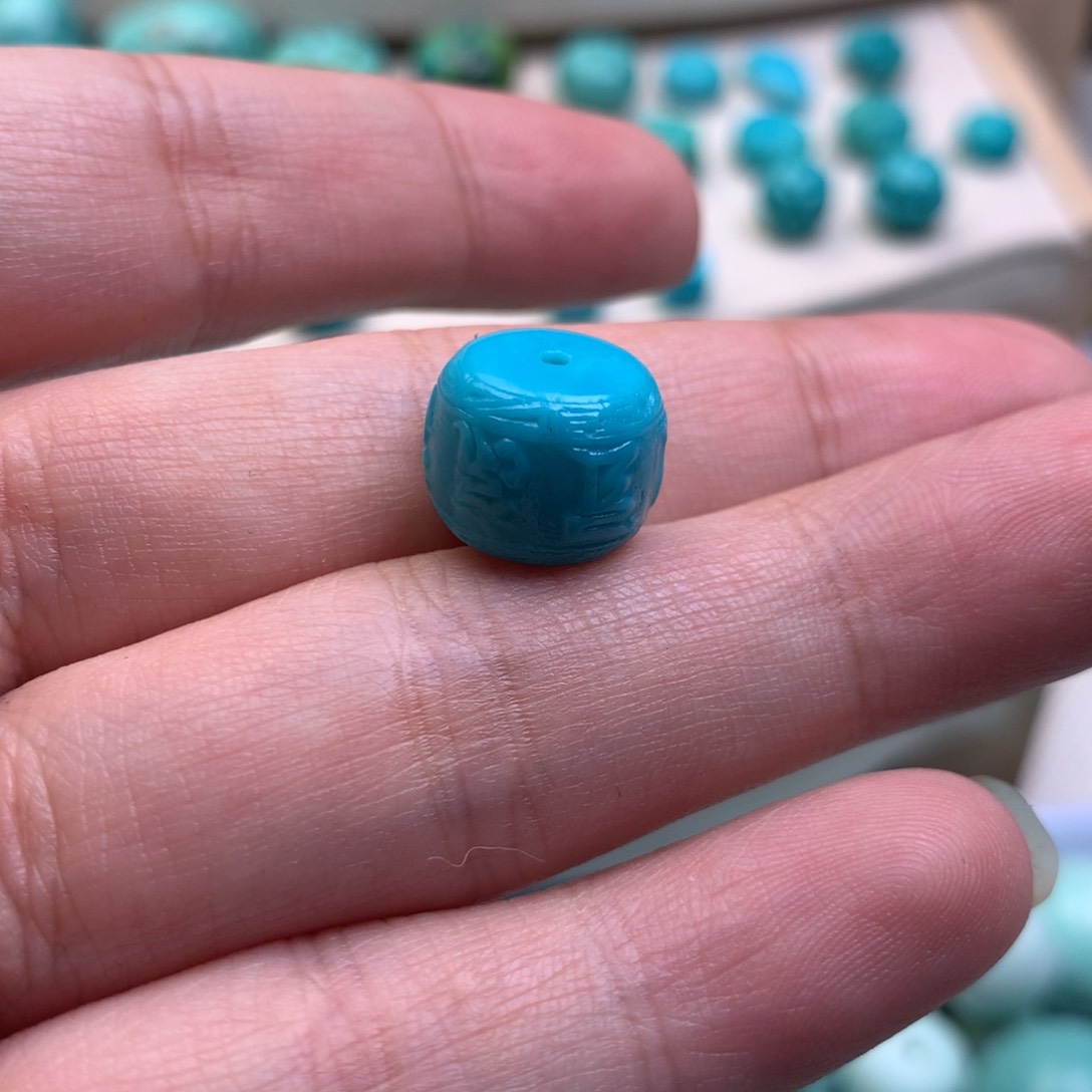 绿松石珠宝半成品未镶嵌
