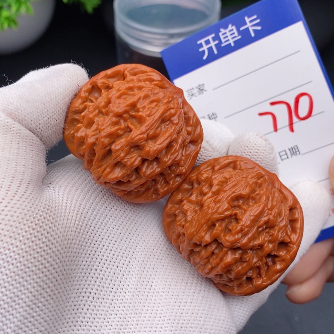 文玩核桃把件41虎头770