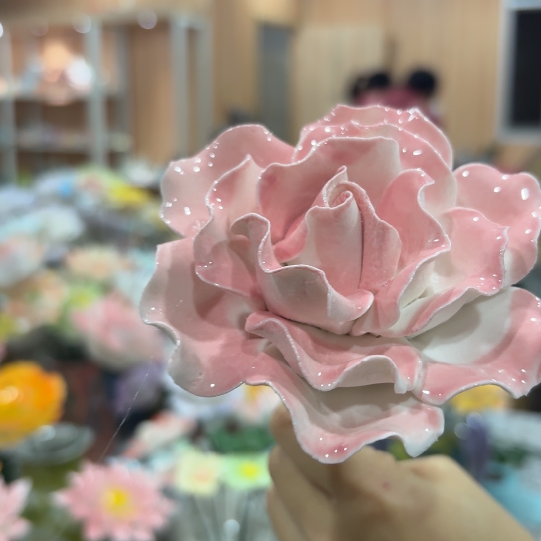 陶瓷花，20元发货，退款拉黑