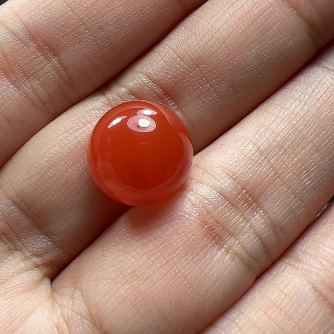 南红玛瑙珠子未镶嵌美**嘻