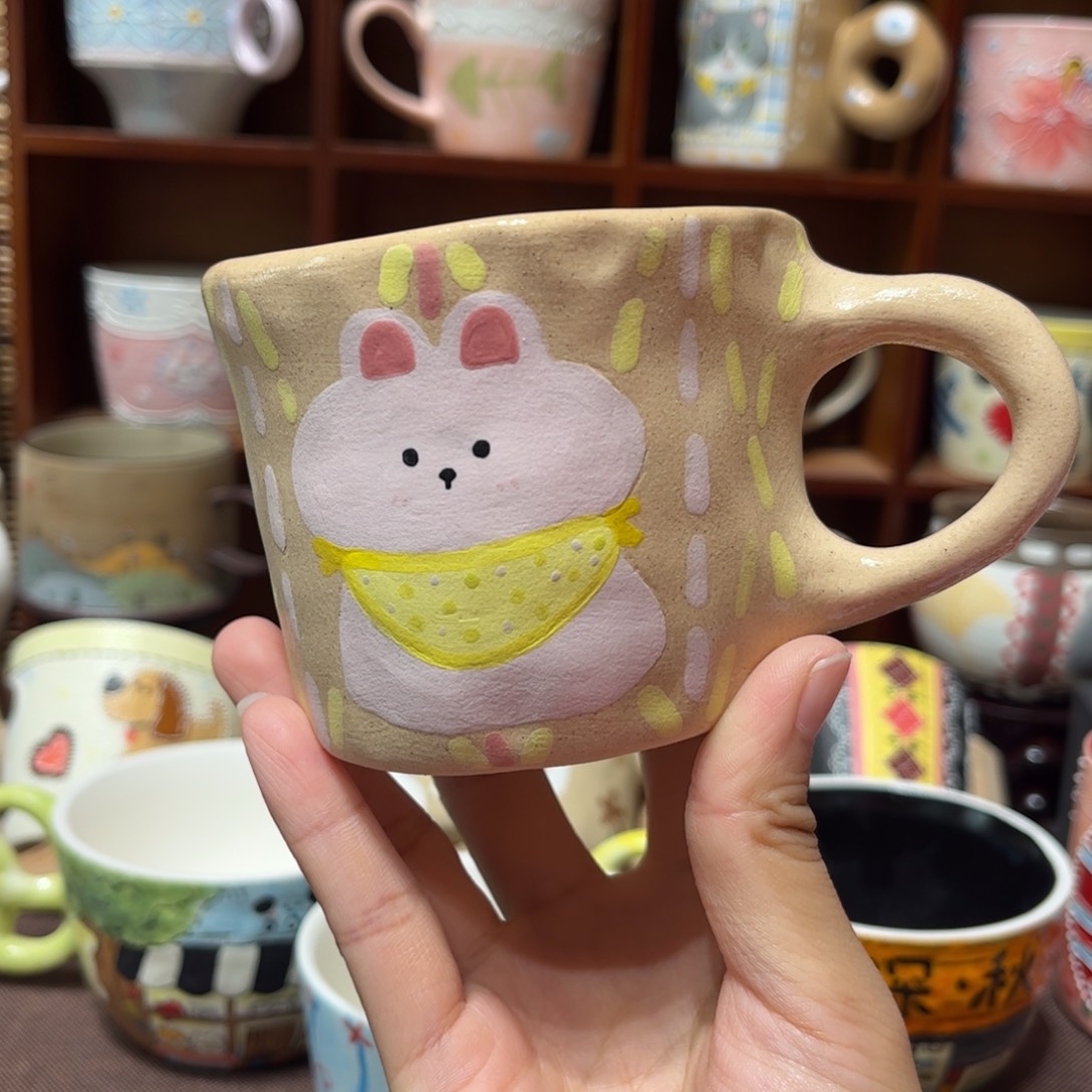 摆件陶景德镇陶瓷马克杯