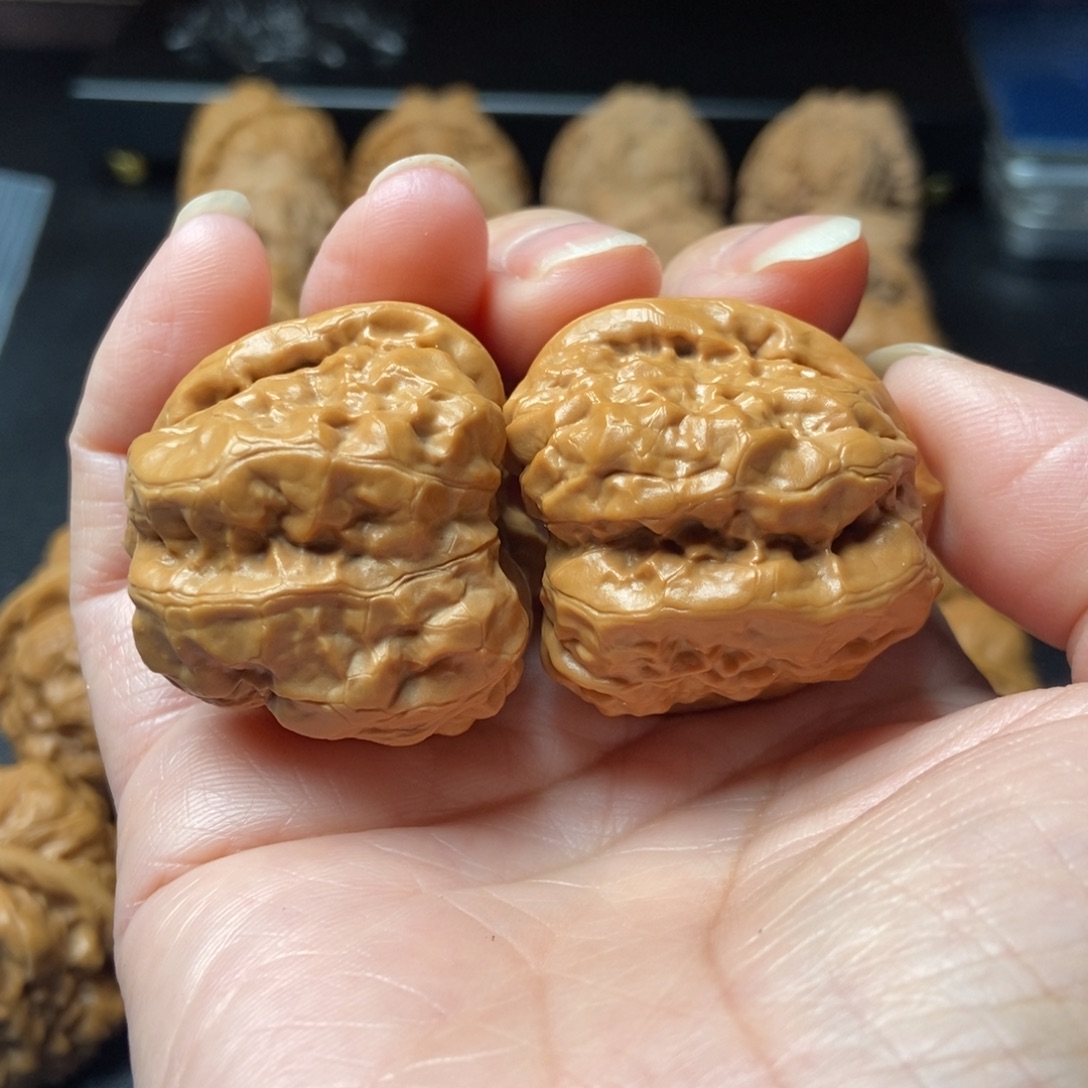 文玩核桃把件蛤蟆头36