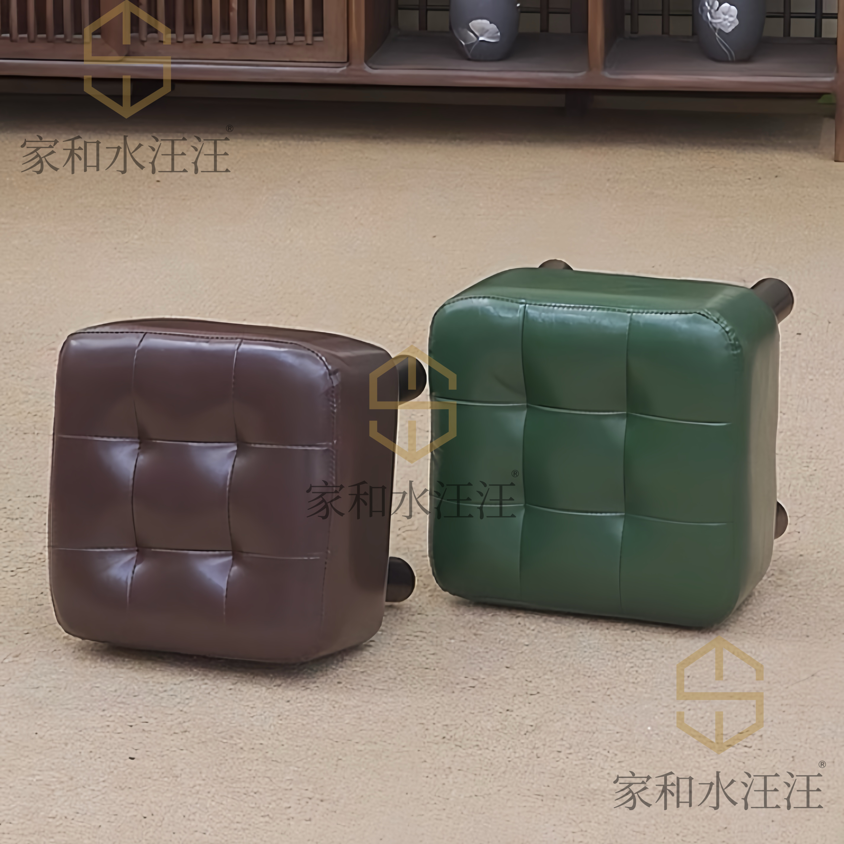 【方正凳】新中式家用换鞋凳复古客厅家用简约待客凳