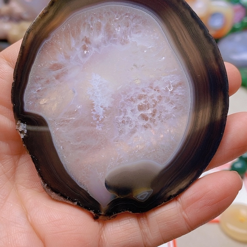 【闪购商品】未镶嵌玛瑙/玉髓珠宝半成品雪****光