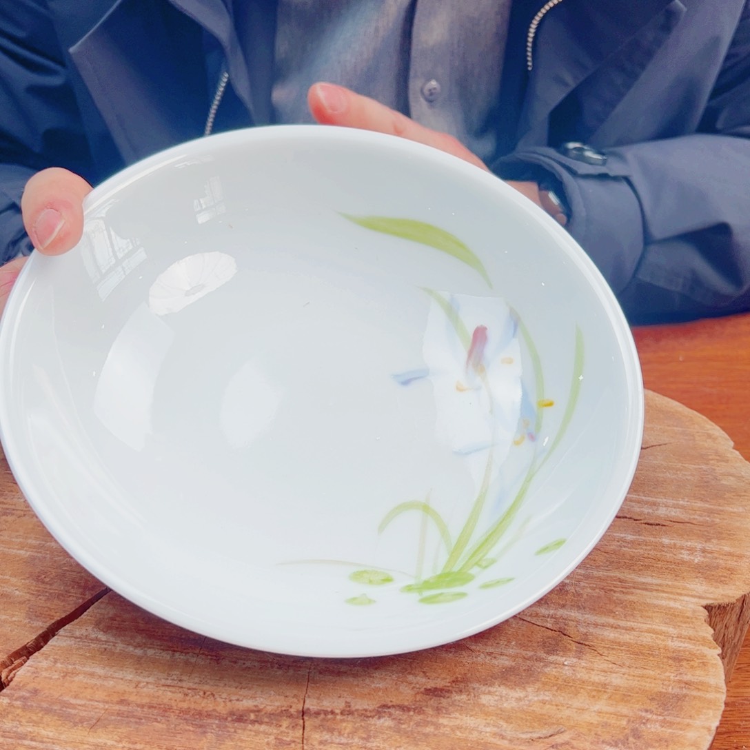 瓷片景德镇陶瓷手工手绘制作