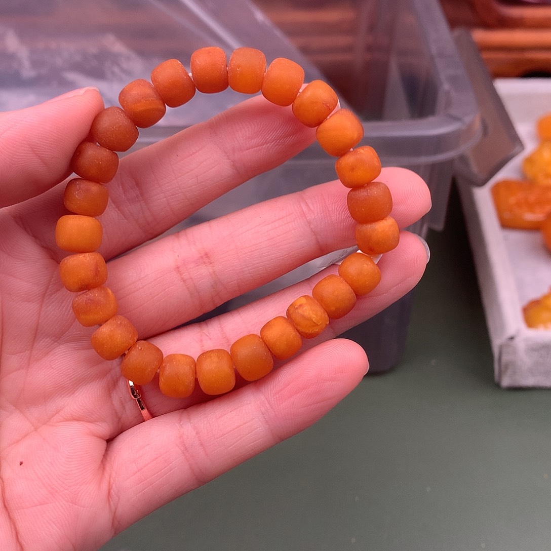 未镶嵌琥珀手链天然琥珀手串
