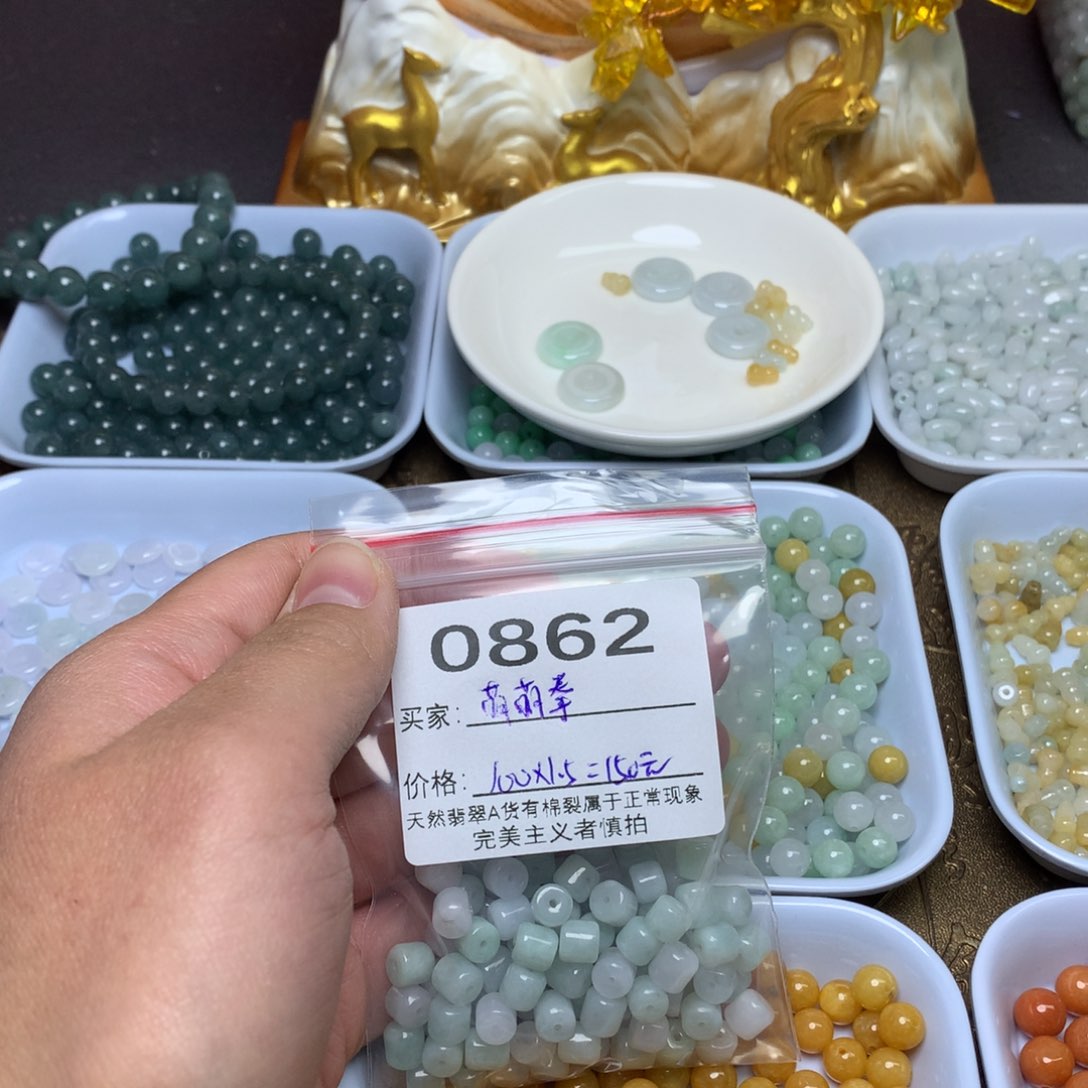 【闪购商品】翡翠手链未镶嵌萌*拳卡