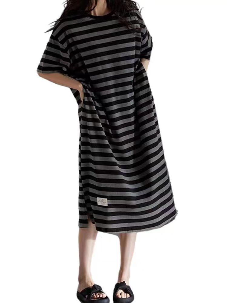 甲壳虫外贸家居服长裙（1）